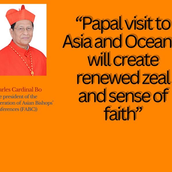 Svrabín koqkámpè Francis ò zaqlè wàng tvrà taqkèní kámnøt tvrà nv̀nggwòn kùngà àngshv́r svng vrangā we íe wanø̀ Cardinal Charles Bo taqkèní dvtú we