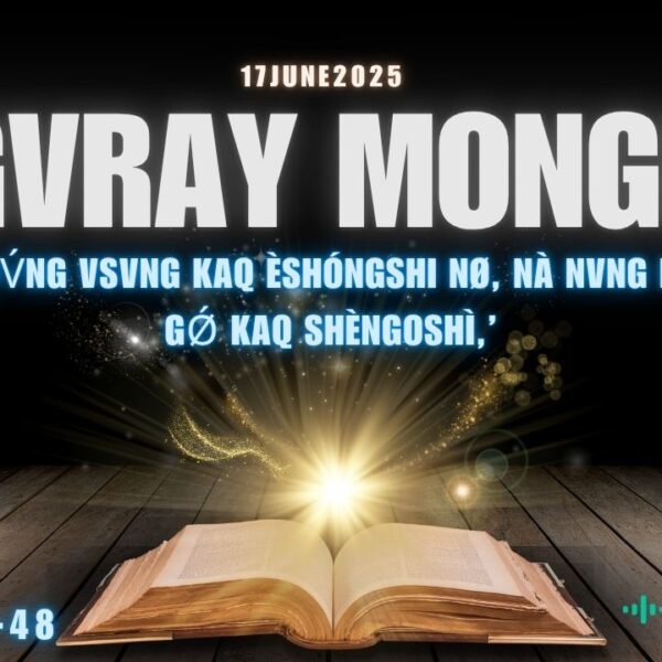 Nà tiqdv́ng vsvng kaq èshóngshi nø, nà nvng ngv̀nshà gǿ kaq shèngoshì.