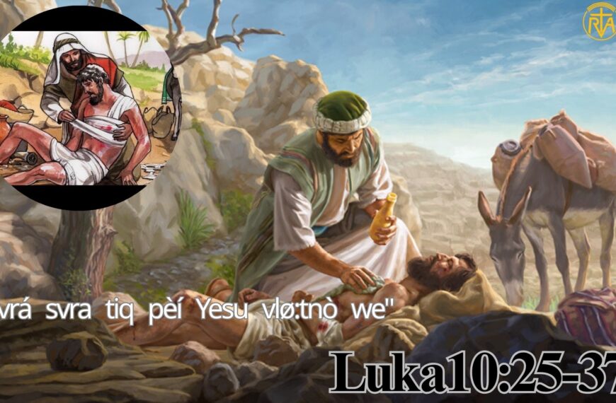 “Dvrá svra tiq pèí Yesu vlø:tnò we”