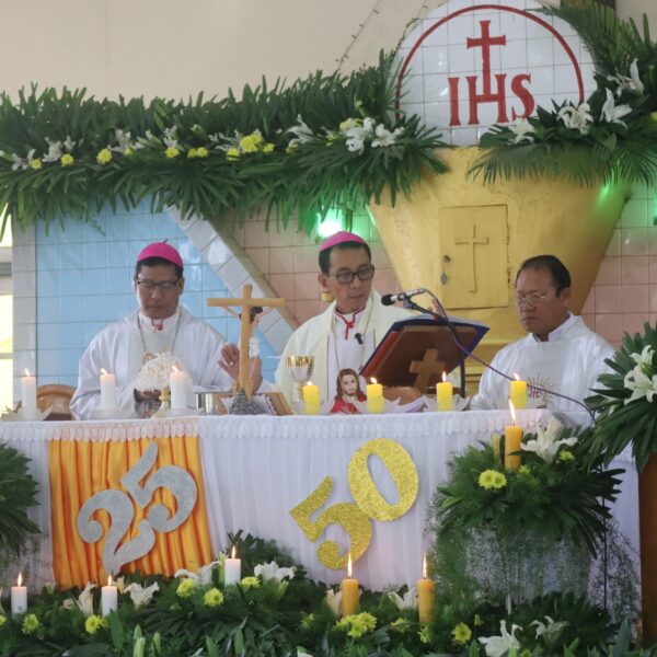 St. Francis Xavier Bóy nvng Gvray dvzømshú bvnlì wà (50)&(25)nøng Nønggøm Jubilee wa bøò we dang