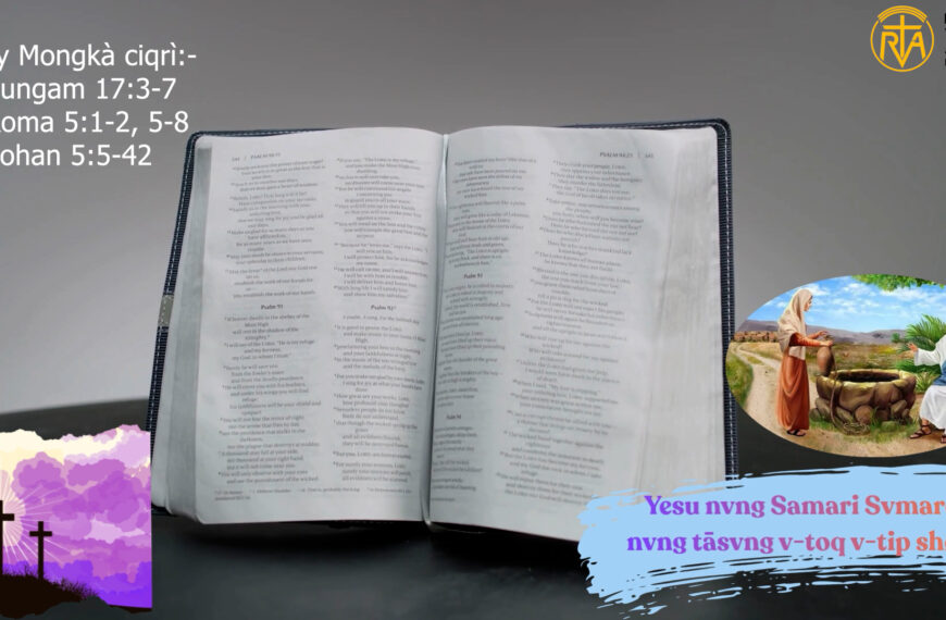 Yesu nvng Samari Svmaré me nvng tāsvng v-toq v-tip shøn we Kà