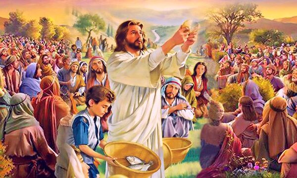 Kristu vdòng taq Vpø’ íwe pèmè vnvmchvngmaq Dèni nònggùn lùshì lvm móngkà nø,(Yohan 6:1-15) vdòng taqkèní íē.