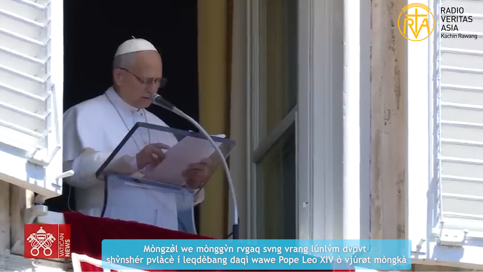 Mòngzø̀l we mònggv̀n rvgaq svng vrang lúnlv́m dvpvt shv̀nshér pvlàcè í leqdèbang daqì wawe Pope Leo XIV ò vjúrøt mòngkà