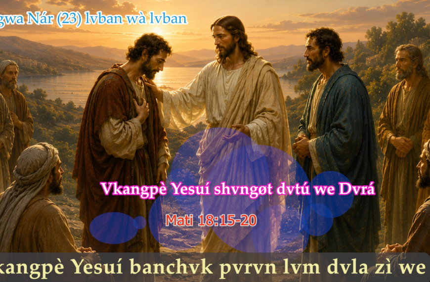 Vkangpè Yesuí shvngøt dvtú we Dvrá