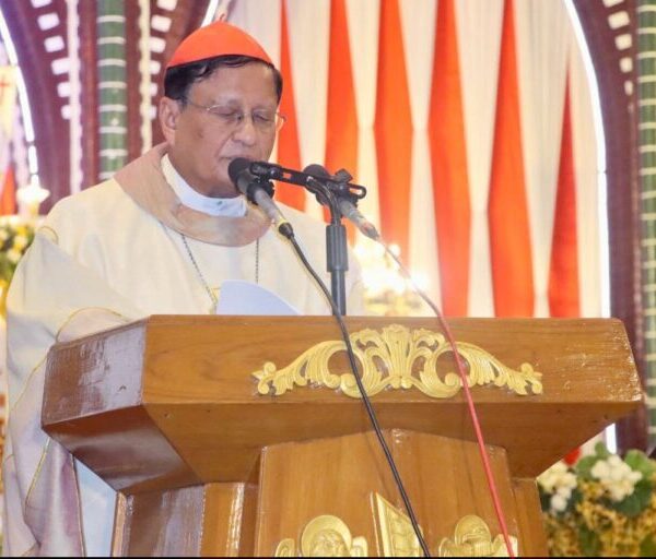 Myanmar móngdàn vdòng móng dvjà lòngsvng Kristu ò mòngzøl tvrà nvng shvrvm shvráshì we tvrà svng tóng dvzaqshì lvm Cardinal Charles Bo í dvtú we